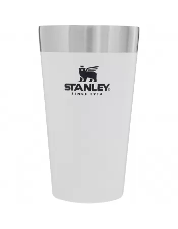 COPO TÉRMICO CERVEJA SEM TAMPA STANLEY - BRANCO (POLAR) - 473ML