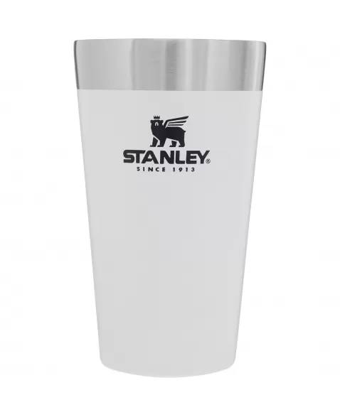 COPO TÉRMICO CERVEJA SEM TAMPA STANLEY - BRANCO (POLAR) - 473ML