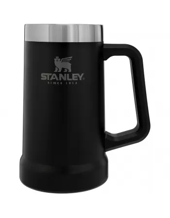 CANECA TÉRMICA DE CERVEJA STANLEY - PRETA ( MATTE BLACK) - 709ML