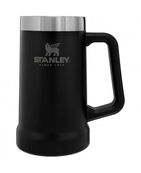 CANECA TÉRMICA DE CERVEJA STANLEY - PRETA ( MATTE BLACK) - 709ML