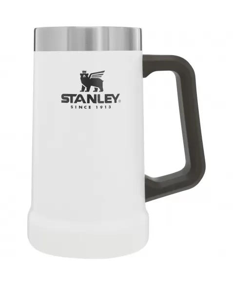 CANECA TÉRMICA DE CERVEJA STANLEY - BRANCA (POLAR) - 709ML